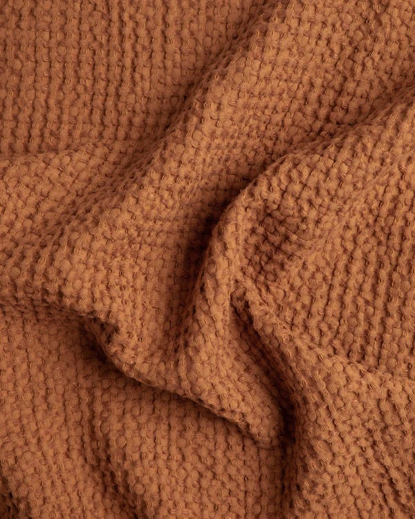 Waffle Blanket – Cinnamon