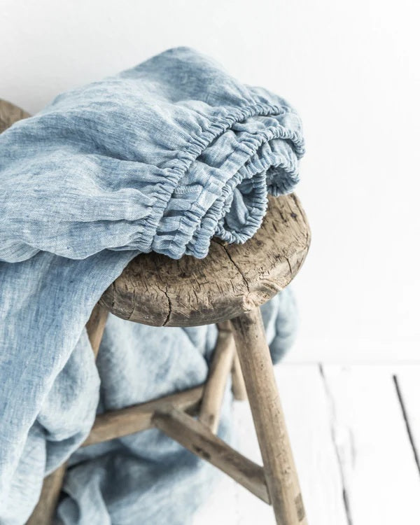 Linen Sheet Set | Coastal Haze
