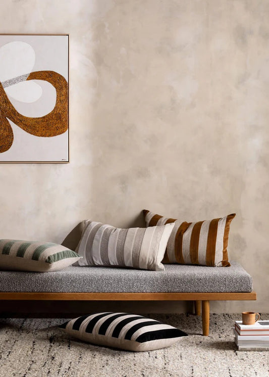 Etro Stripe Cushion | Toffee