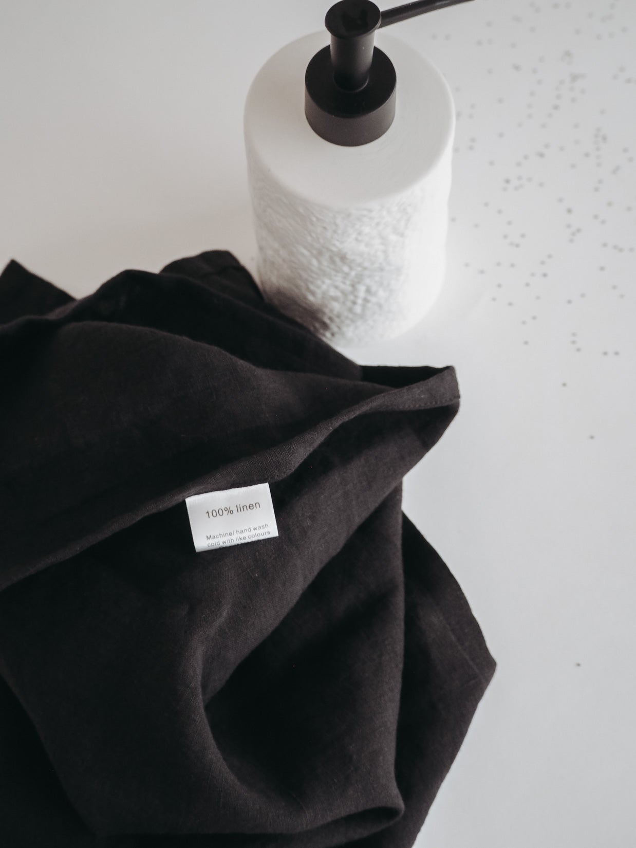 Majeste ® Linen Tea Towel | Ebony