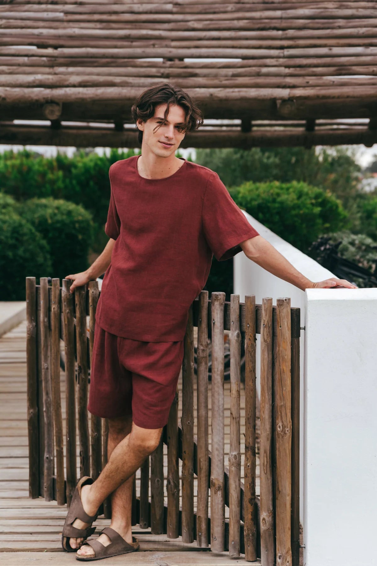 Billy Linen Set | Terracotta