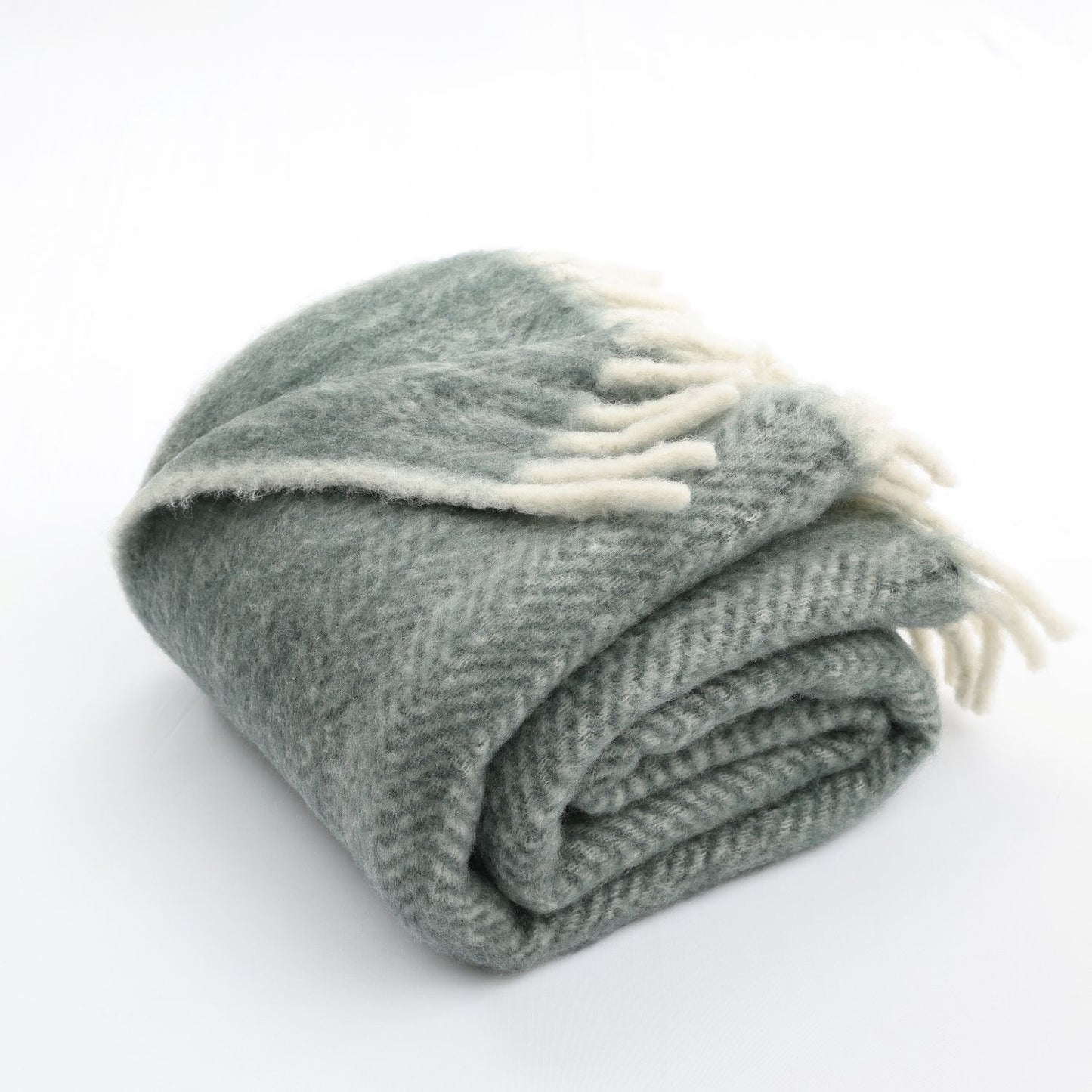NZ Wool Throw Blanket | Slate