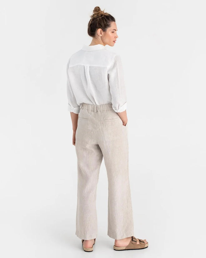 Rome Linen Pants in Natural