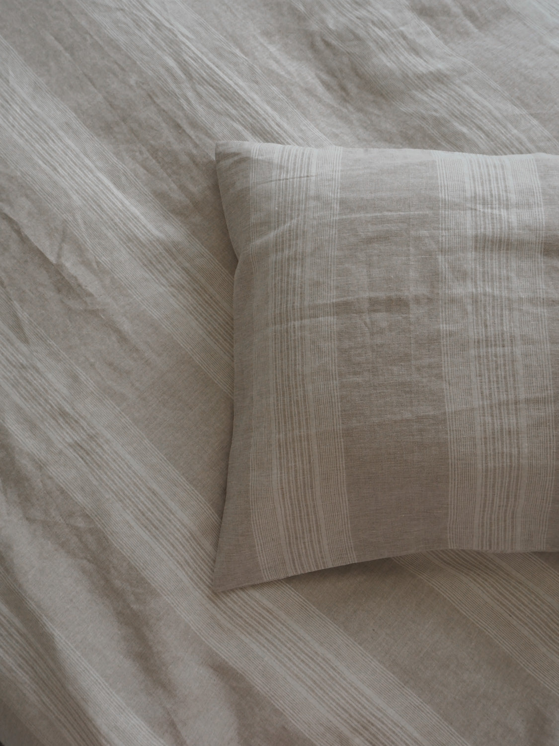 Linen Duvet Cover Set | Stripe | Made in New Zealand