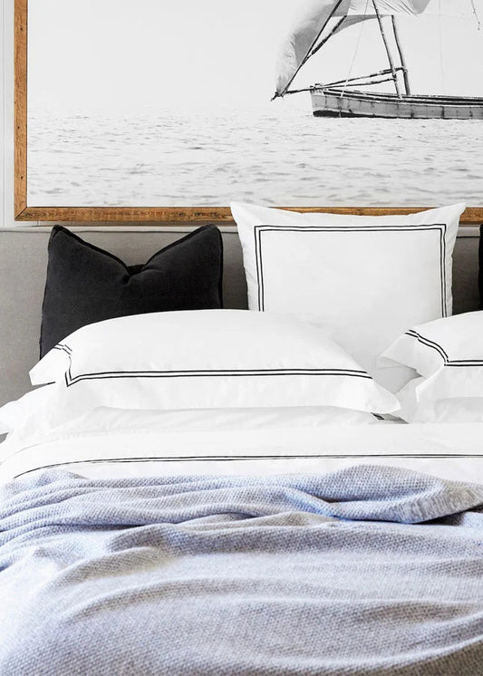 Classique Tailored Pillowcases | Navy