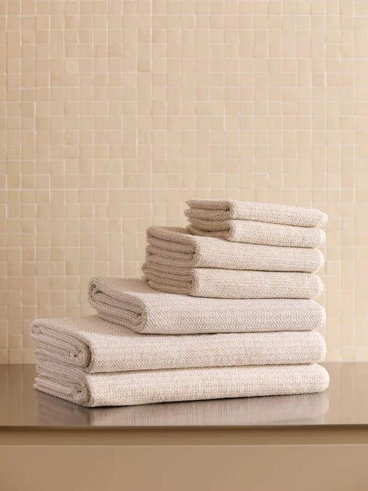 Tweed Towels | Nougat