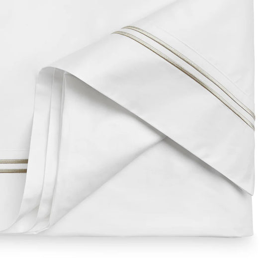 Classique Tailored Flat Sheet Set in Pewter