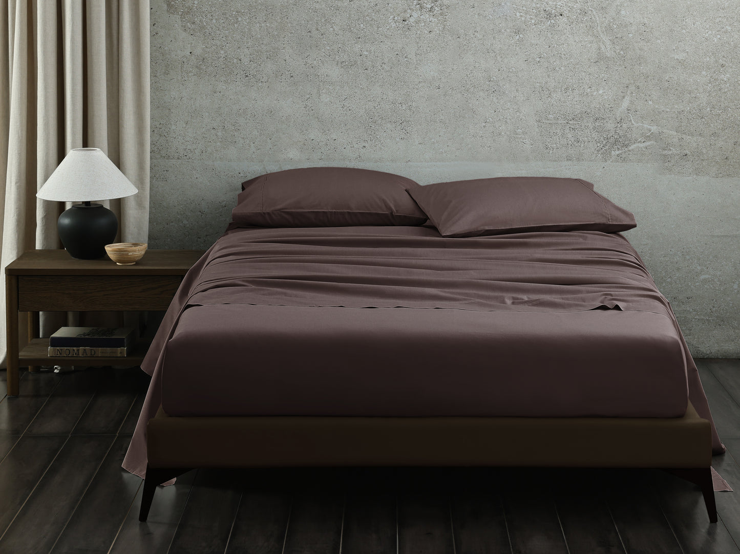 Everyday 250TC Cotton Sheet Set | Chocolate