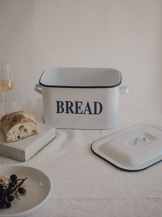 Enamel Bread Storage Box