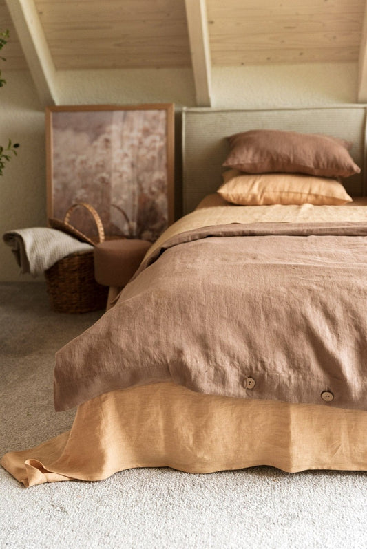 Sedona Dust Linen Pillowcases | Made in Europe
