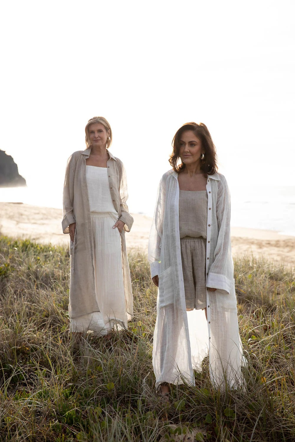 Gauze Linen Duster | Natural