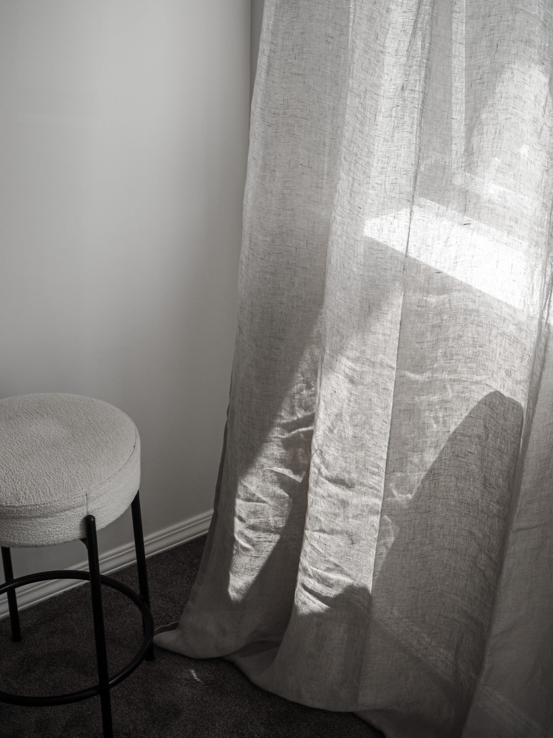 Sheer Linen Curtains | Smoke