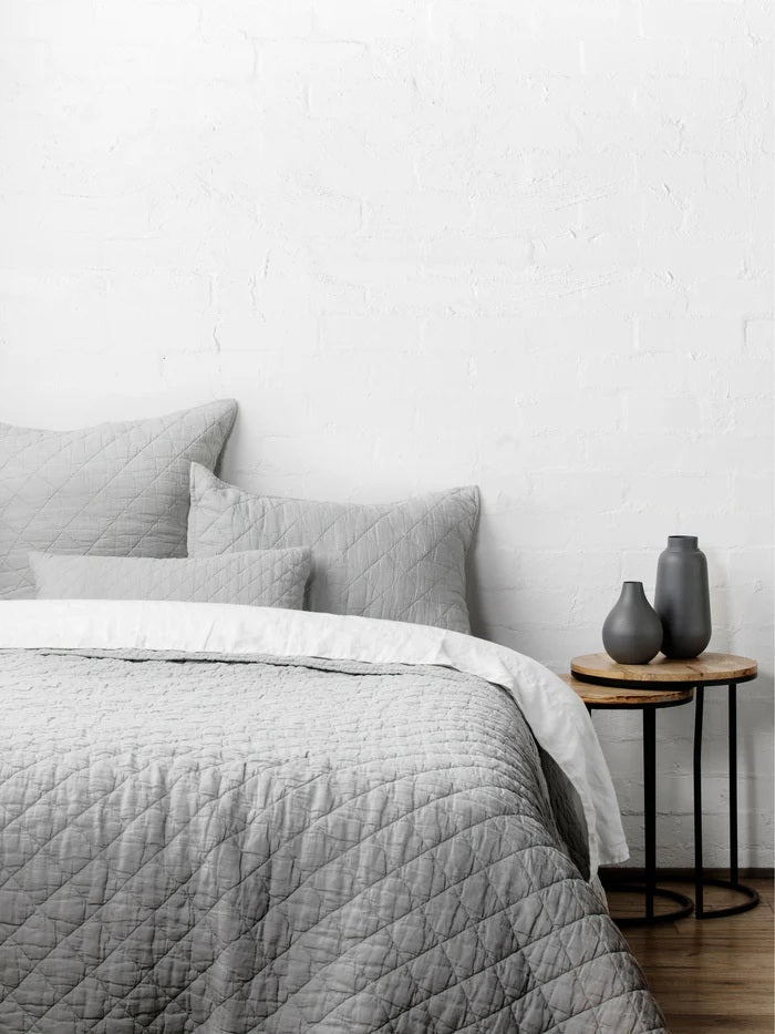 Linen Quilt | Pillowcases | Cloud