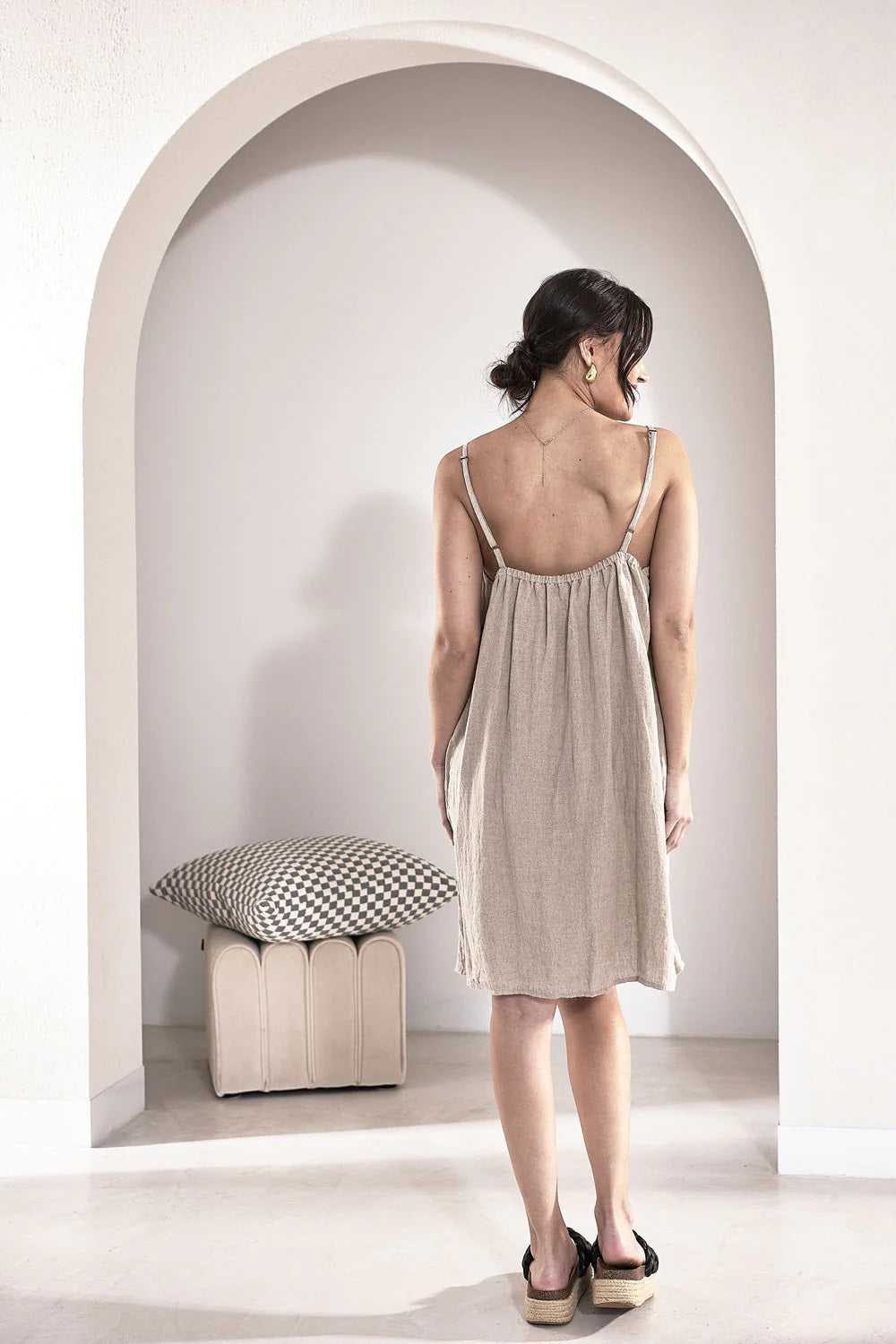 Loungewear Linen Slip | Natural