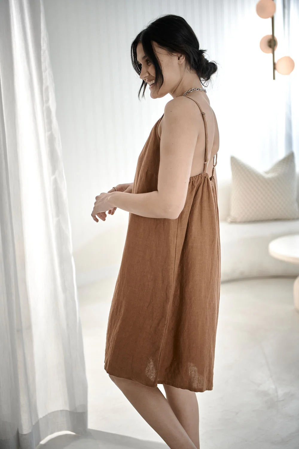 Loungewear Linen Slip | Clay