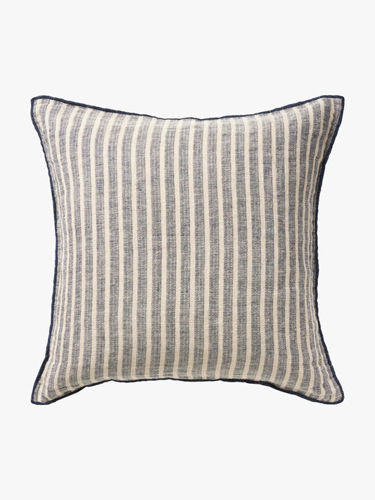 Linen Cushion | Indigo Stripe