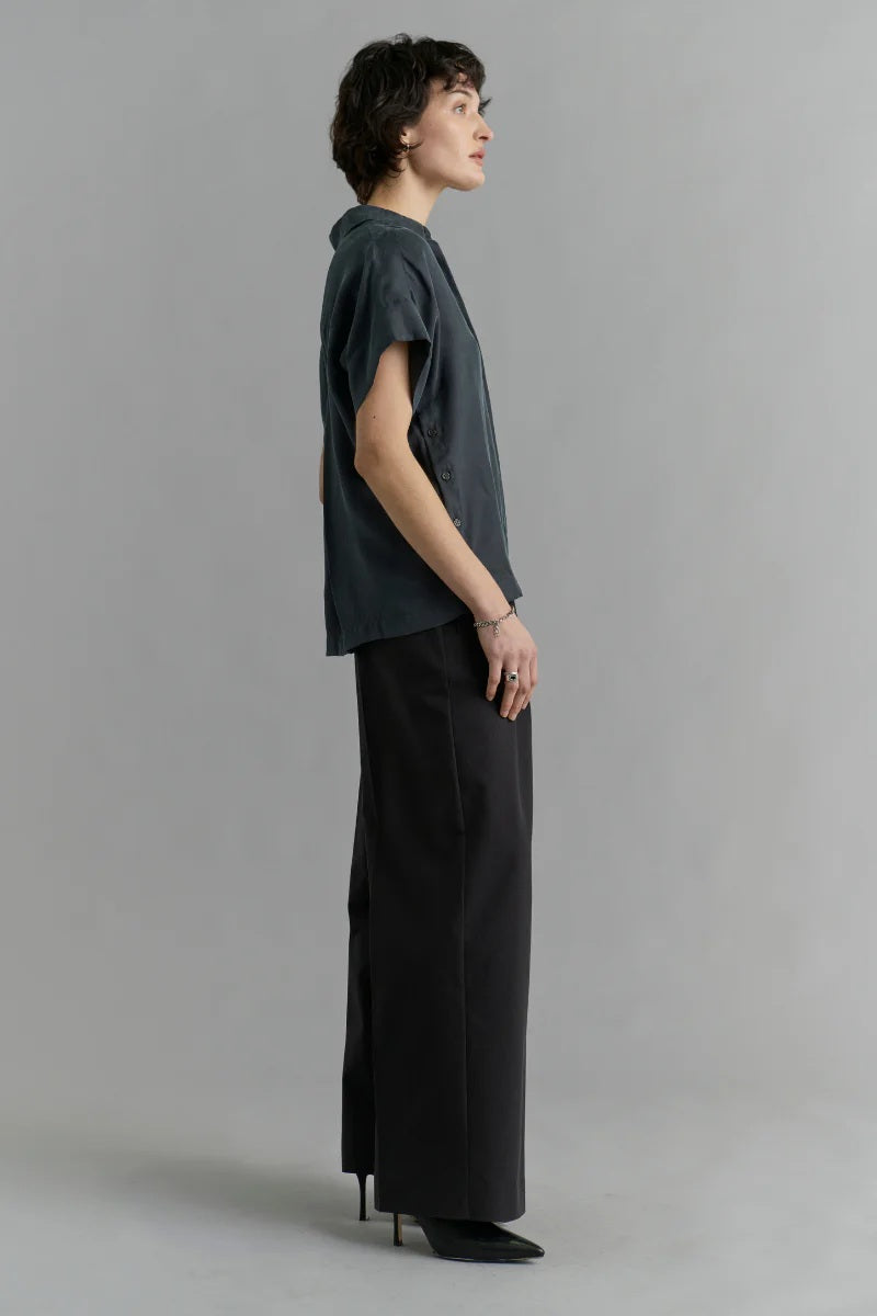 Lotus Shirt - Steel Blue