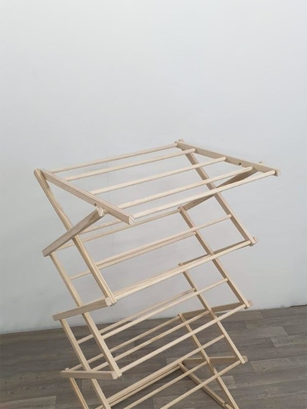 The Tower with built in Top rack | Wooden Clothes Drying Rack