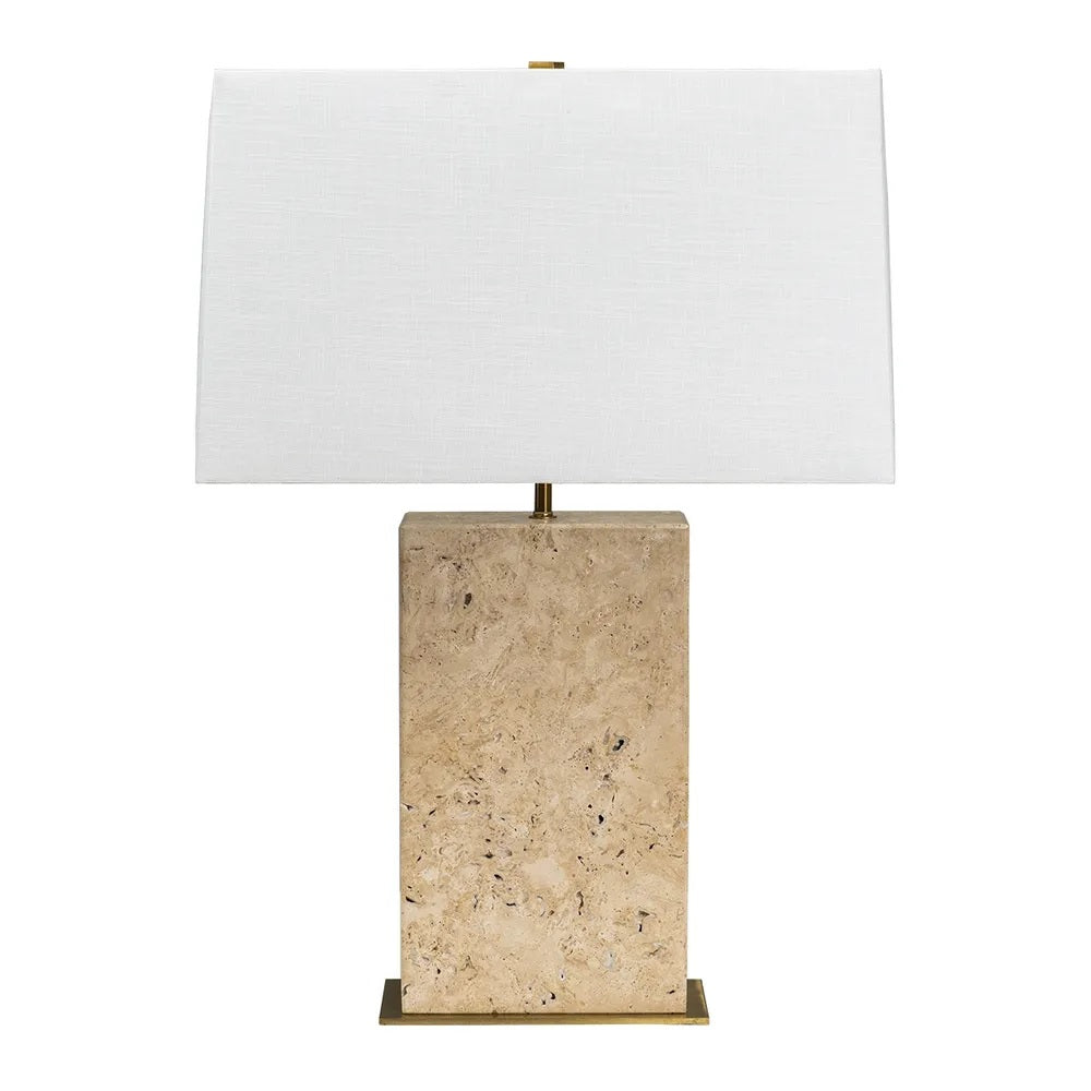 Travertine Table Lamp