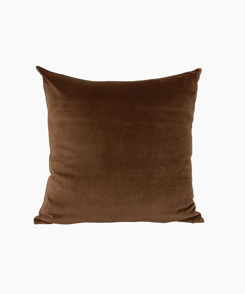 Velvet Cushion Cover ~ Brown