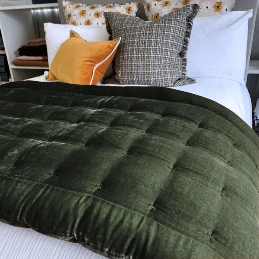 Velvet Comforter | Cypress
