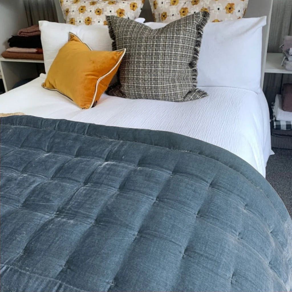 Velvet Comforter | Ocean