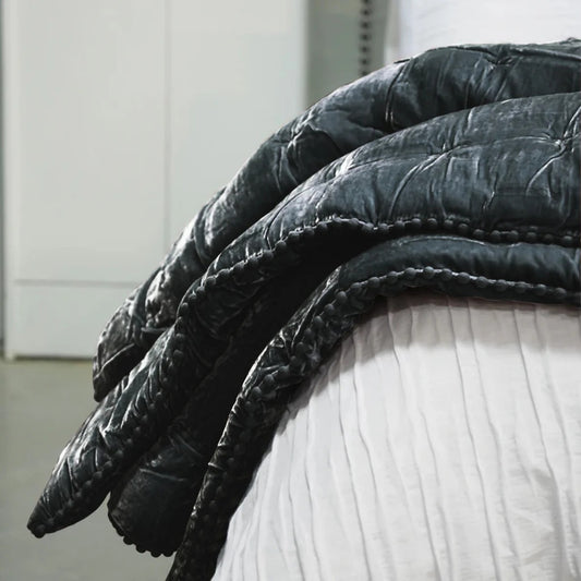 Cruz Velvet Comforter | Mallard