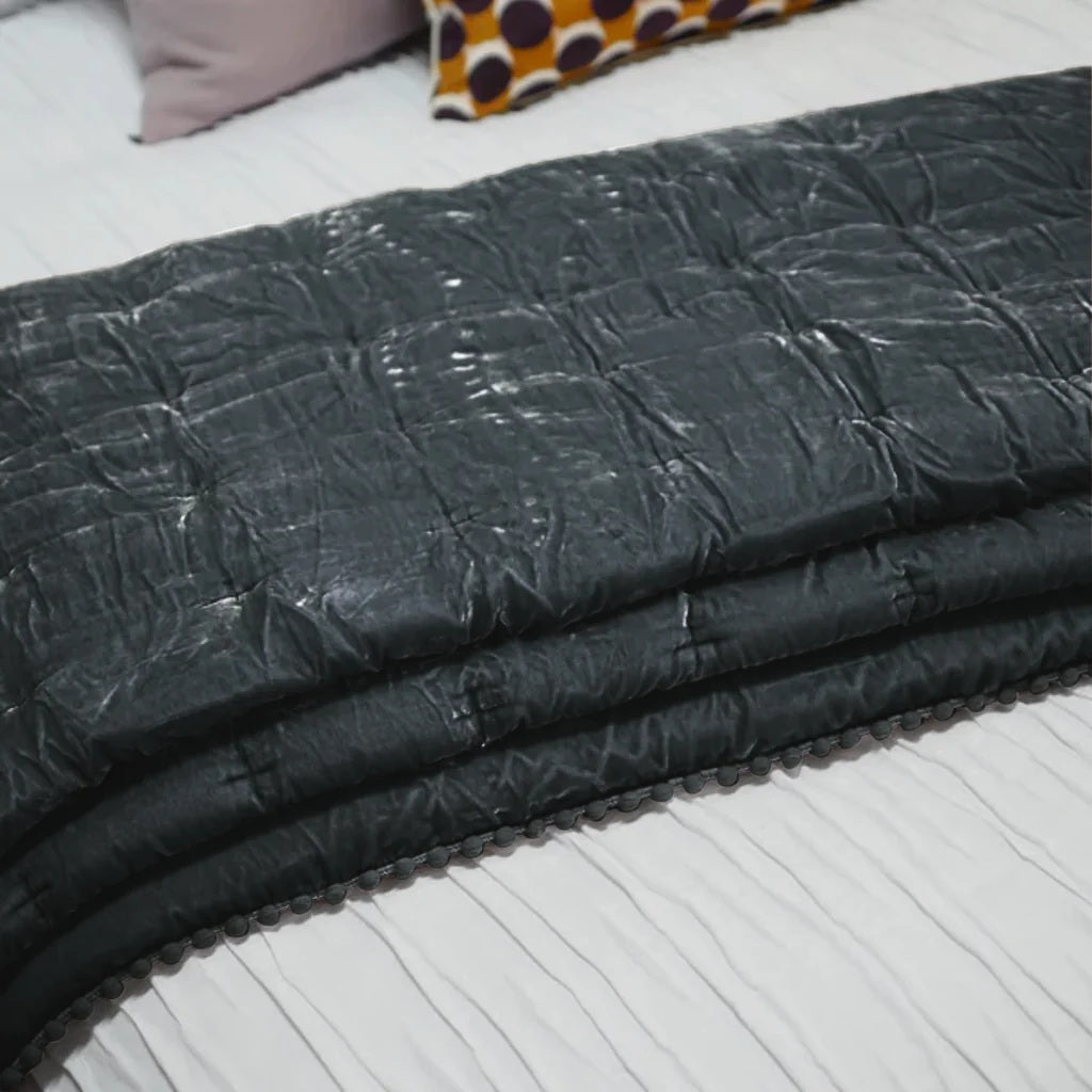 Cruz Velvet Comforter | Mallard