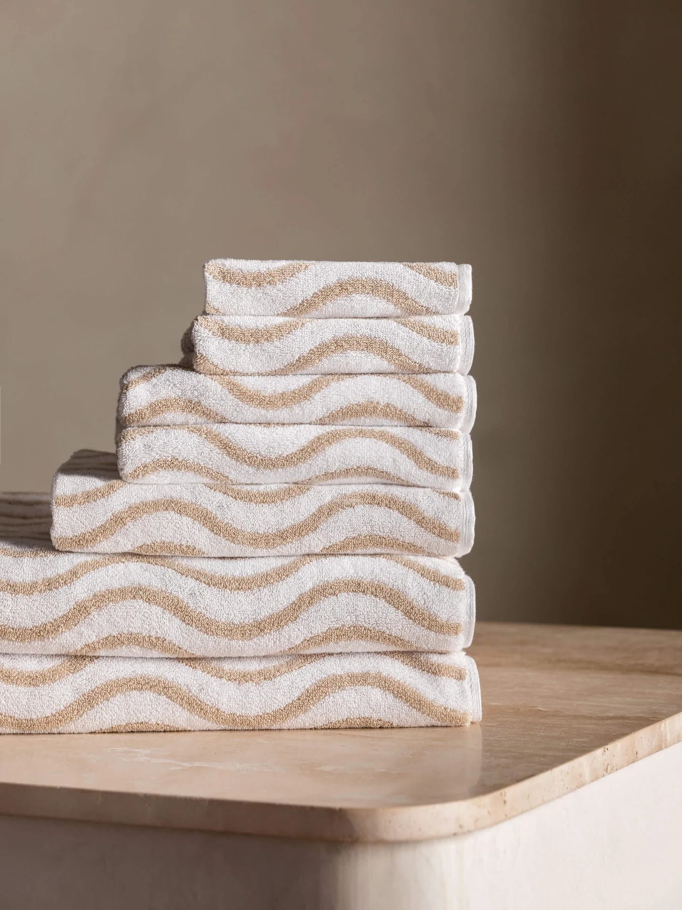 Wave Towels | Natural