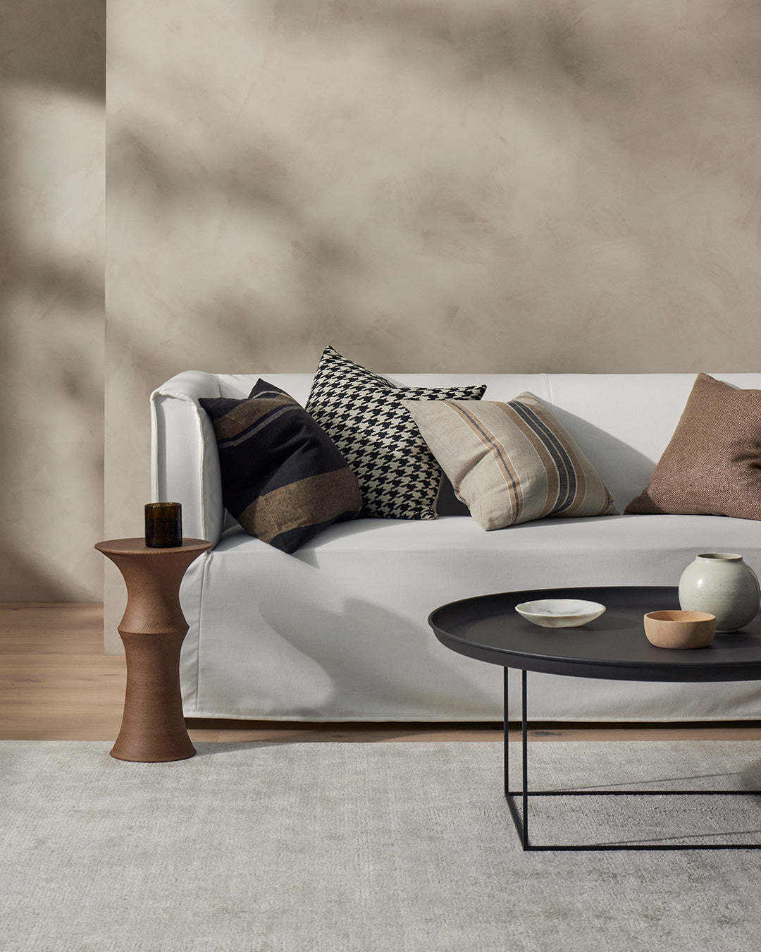 Domeni cushion - Clay