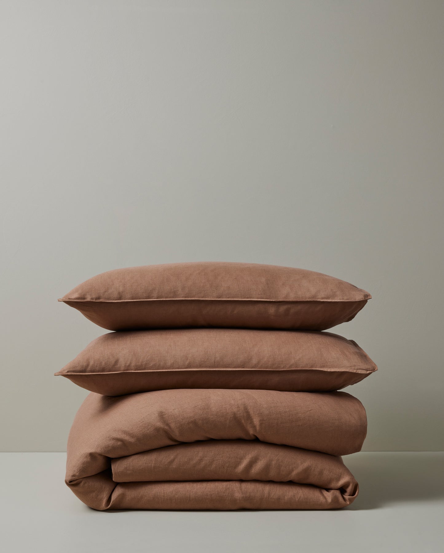 French Flax Linen Sheet Set | Tan