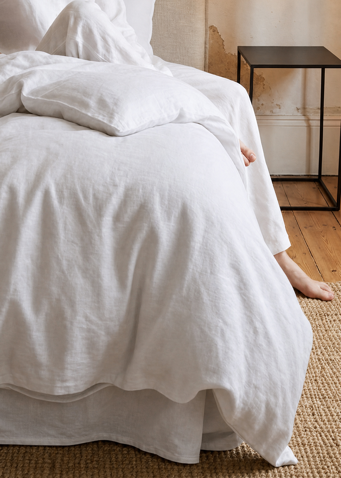 Linen Pillowcases - Pure White