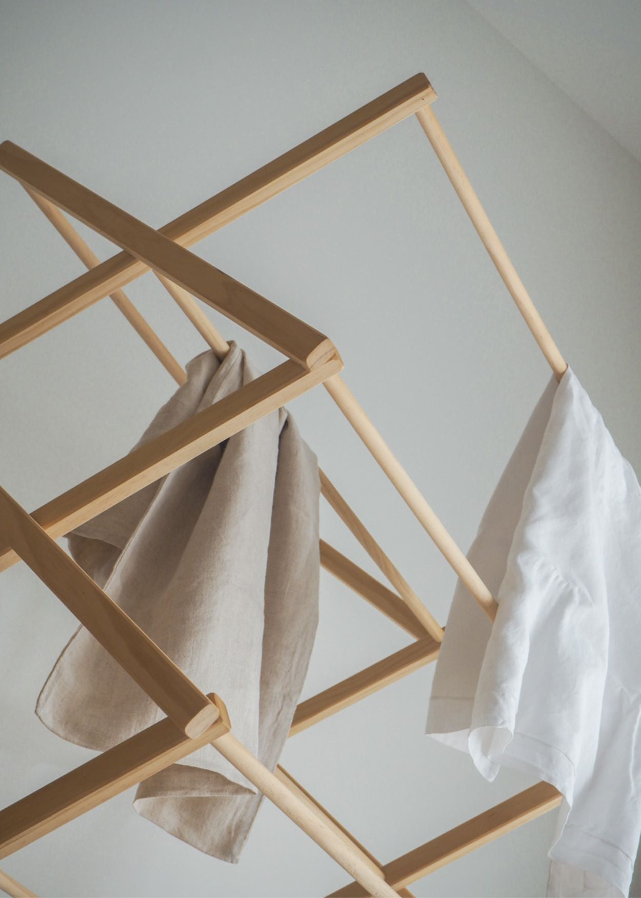 Wooden Clothes Drying Rack