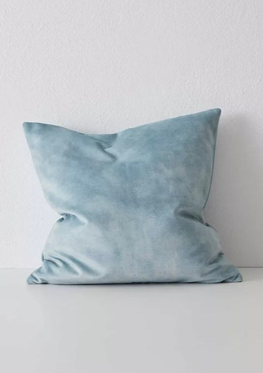 Velvet Cushion | Powder