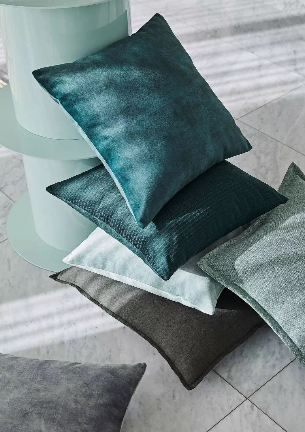 Velvet Cushion |  Atlantic