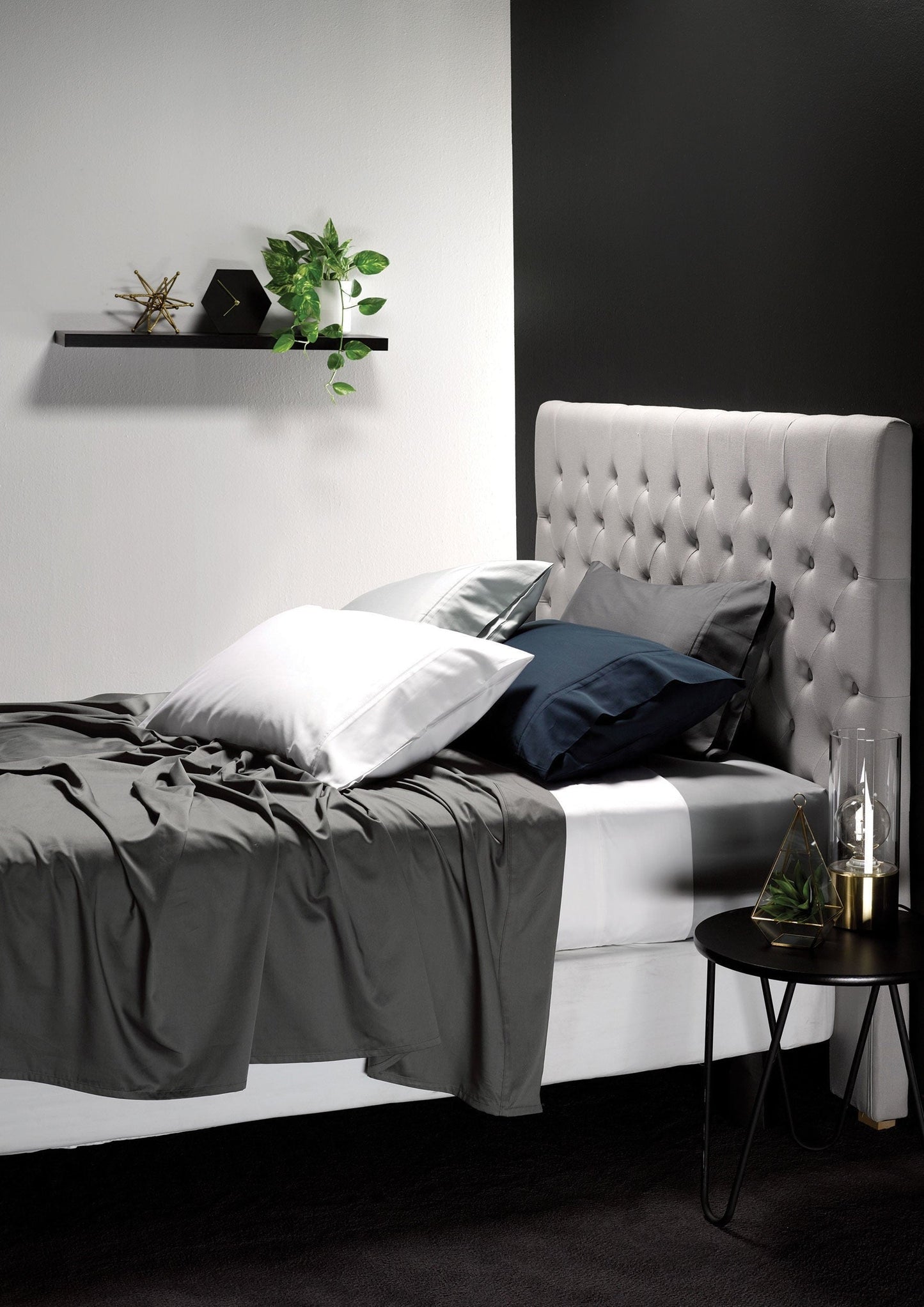 Luxury Bamboo Sheet Set in Ink