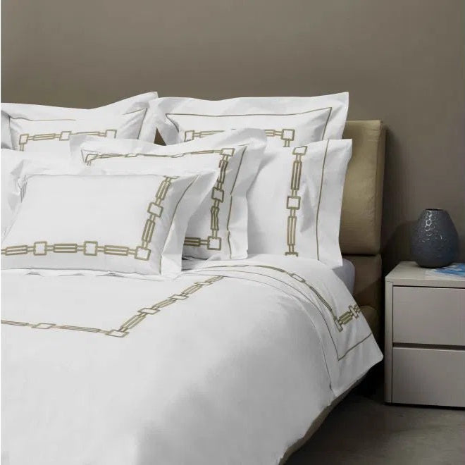 Luxury Ornato Pure Cotton Bedding - 600 TC | Made in Italy