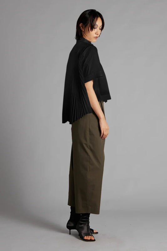 Pleated Shirt - Black