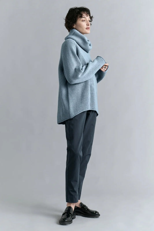 Merino knit Sweater – Ice Blue