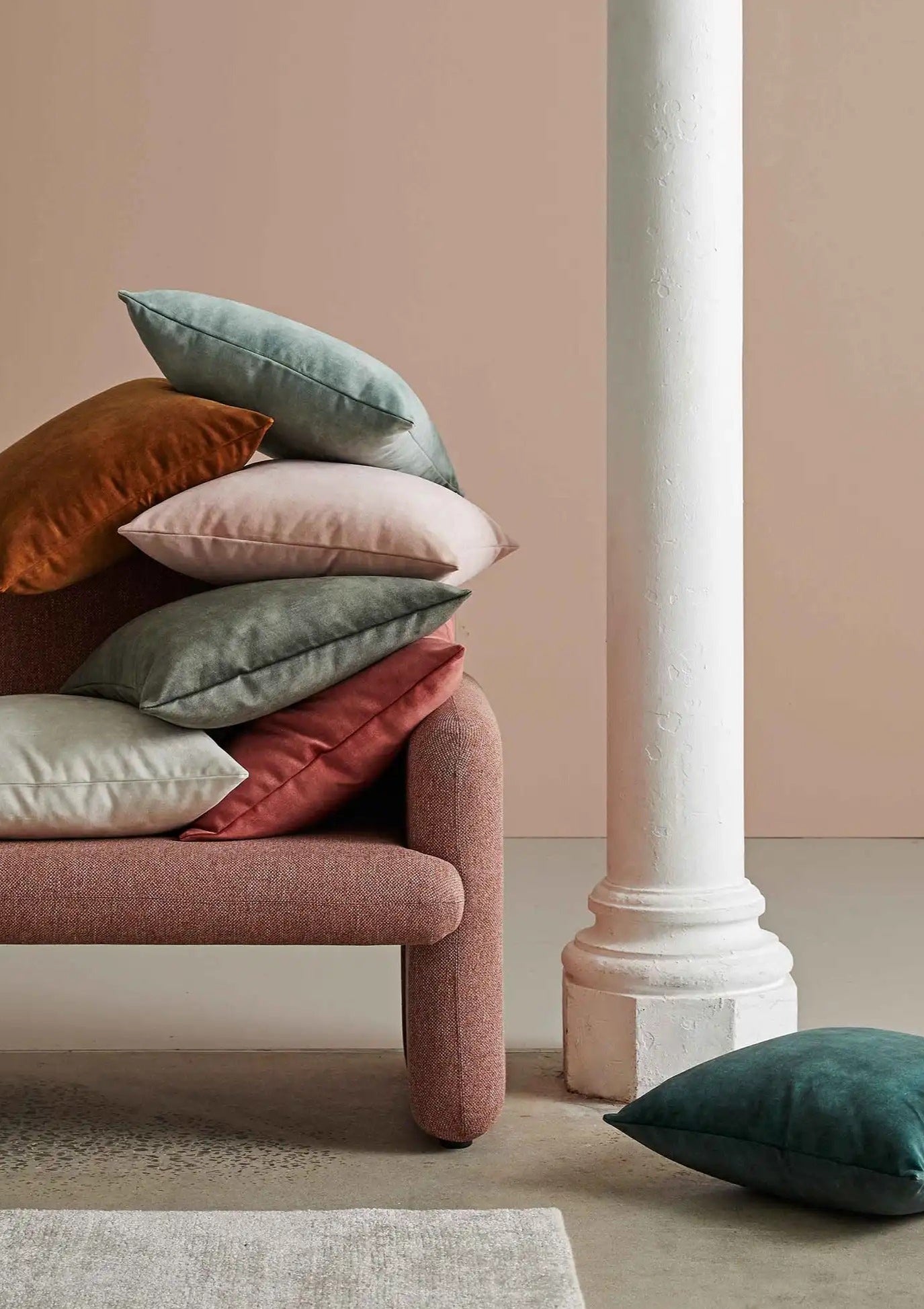 Velvet Cushion | Madder