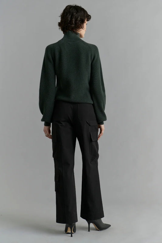 Cashmere Turtleneck Sweater – Forest