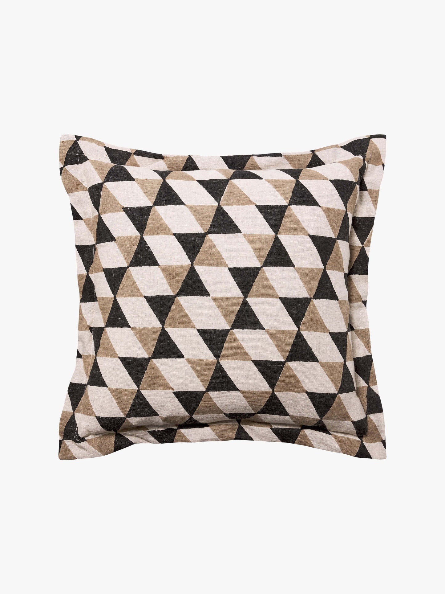 Renzo Black Linen Cushion