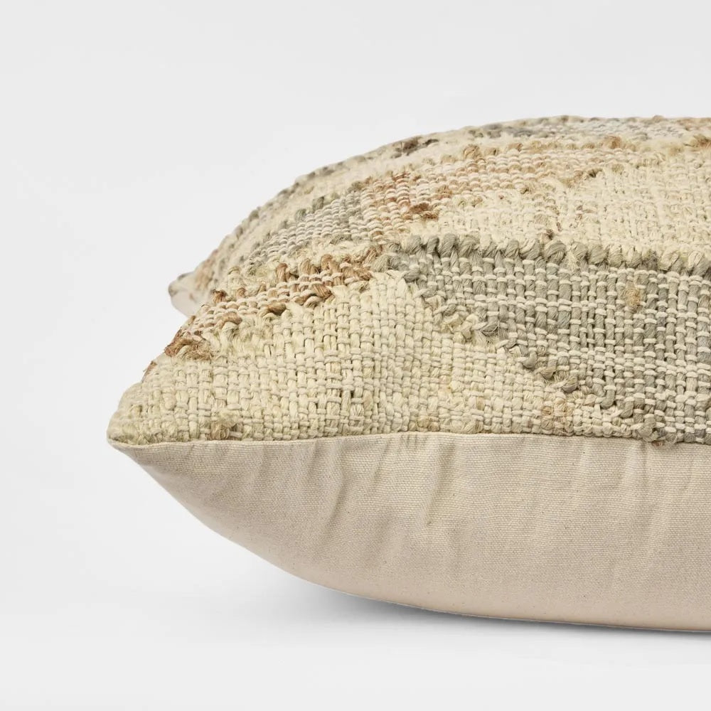The Juniper Cushion Cover – Jute & Cotton