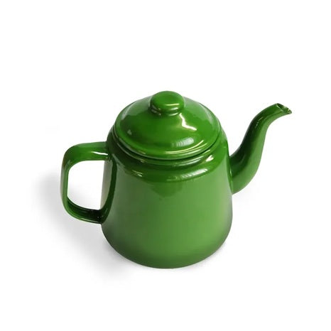 ENAMEL Teapot - Hunter Green