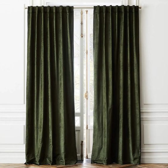 Velvet Curtains - Hidden Tab Pocket