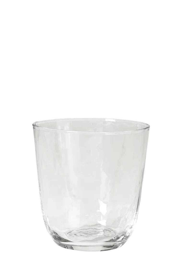 Hammered Tumbler Clear