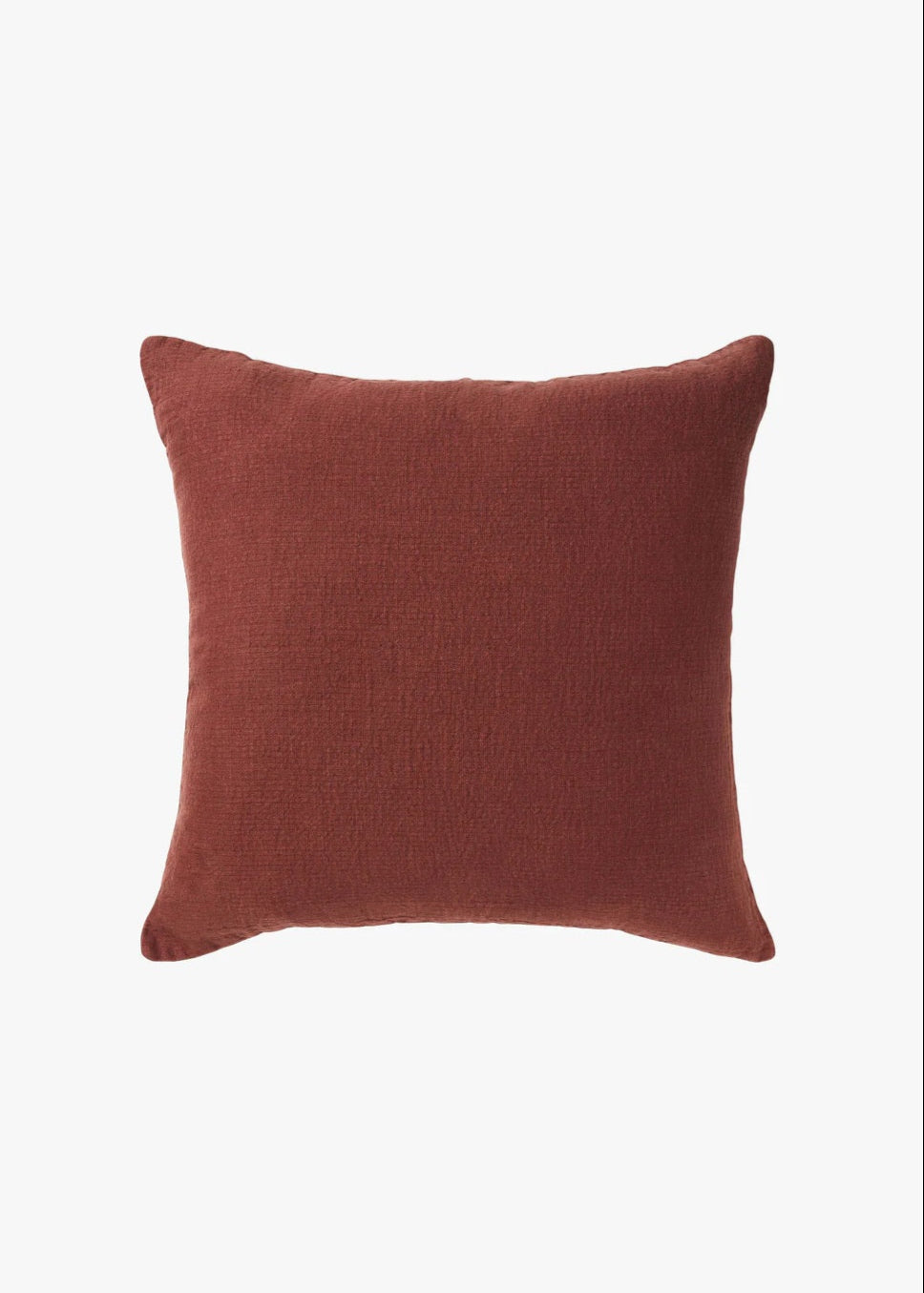 Brown cushion on a white background
