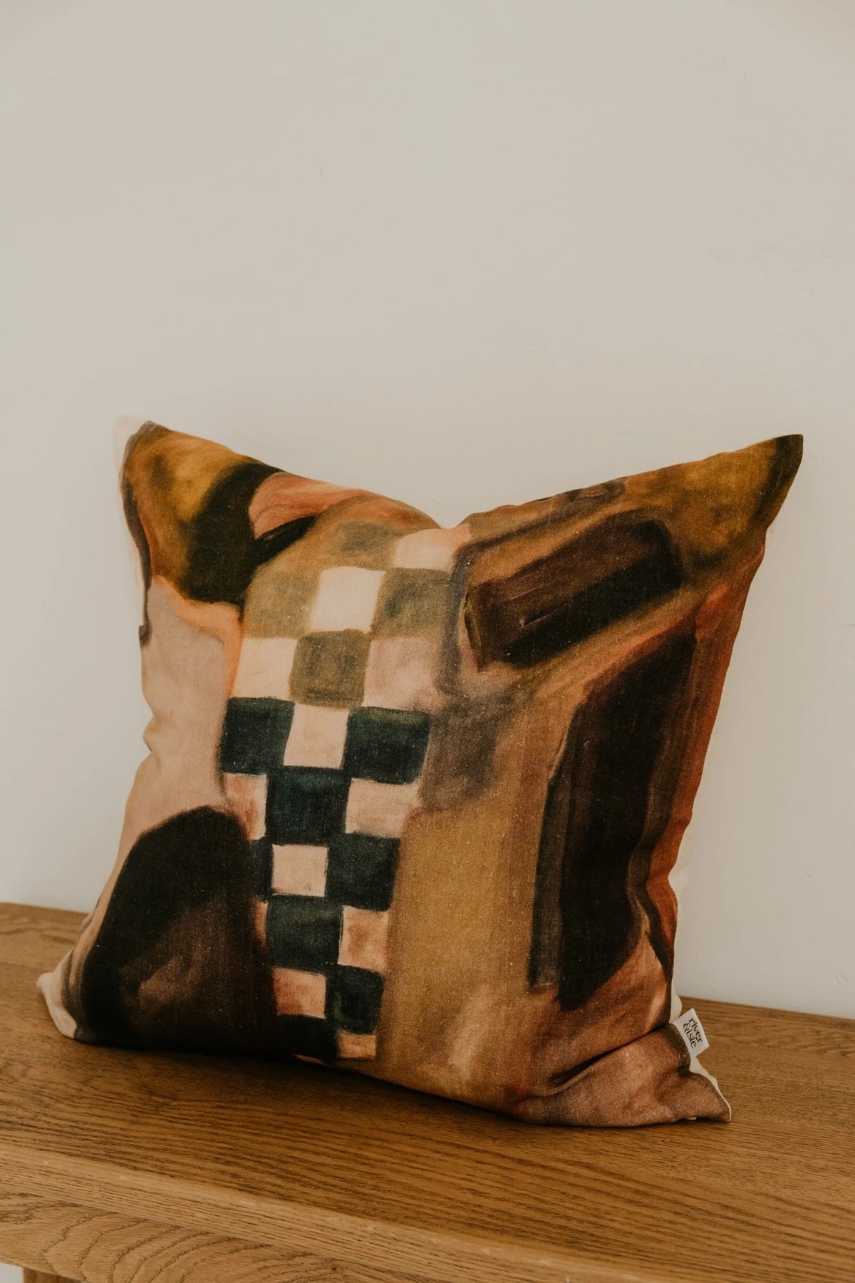 Abstract Painted Cushion - 50cm x 50cm