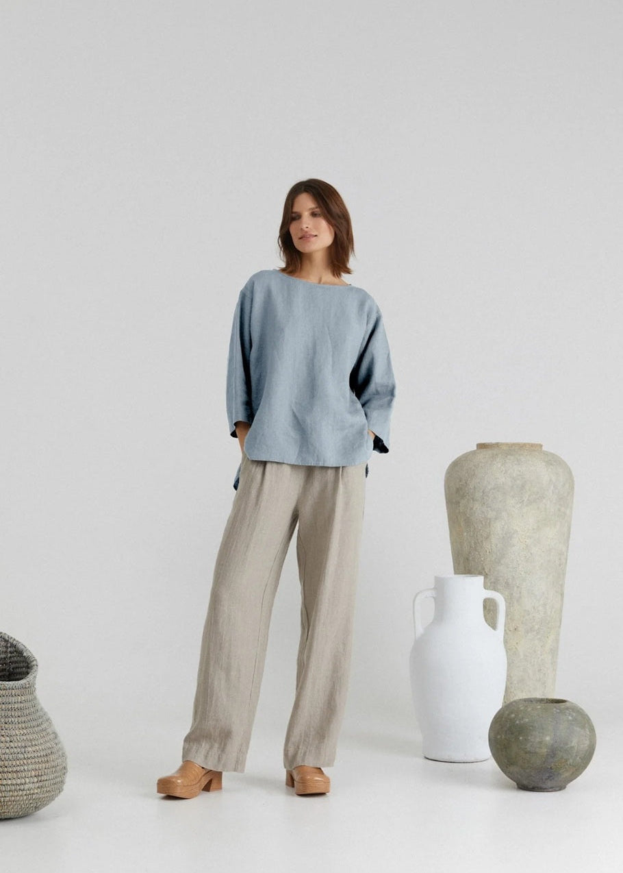 BILBERRY Linen Top - Allure
