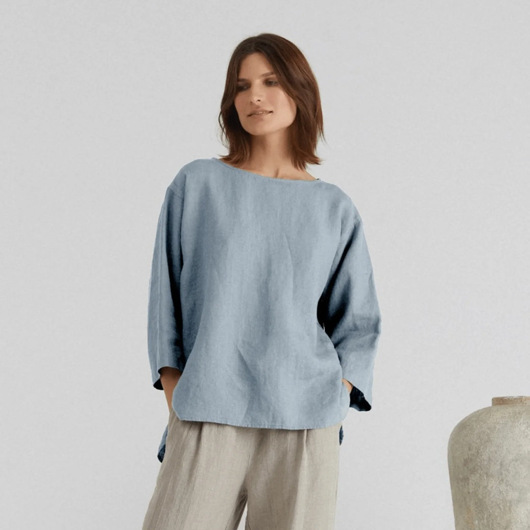 BILBERRY Linen Top - Allure